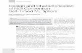 Design and characterization of null convention self-timed ...