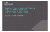 Risk Allocation and Pricing Approaches