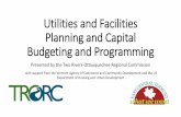 Utilities and Facilities Planning and Capital Budgeting