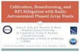 Calibration, Beamforming, and RFI Mitigation with Radio ...