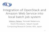 Integration of OpenStack and Amazon Web Service into