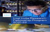 Intel India Research Fellowship 2021-22 Brochure