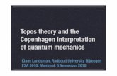 Topos theory and the Copenhagen Interpretation of quantum ...