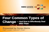Four Common Types of Change ― And How to Effortlessly Deal