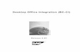 Desktop Office Integration (BC-CI) - SAP