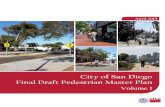 Final Draft Pedestrian Master Plan - SANDAG