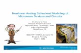 Nonlinear Analog Behavioral Modeling of Microwave Devices ...
