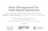State Management for Hash-Based Signatures