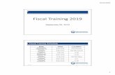 Fiscal Training 2019 - PaTTAN
