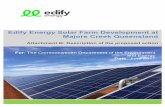 Edify Energy Solar Farm Development at Majors Creek Queensland