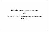 Risk Assessment Disaster Management Plan