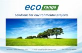 Solutionsfor environmental projects