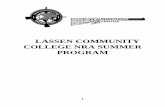 LASSEN COMMUNITY COLLEGE NRA SUMMER PROGRAM