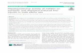Hepatoprotective activity of melittin on isoniazid- and ...