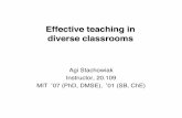 Effective teaching in diverse classrooms