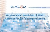 Wireless InSite Simulation of MIMO Antennas for 5G ...