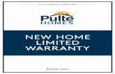 NEW HOME LIMITED WARRANTY - Pulte