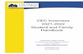 CEC Inverness 2021-2022 Student and Family Handbook