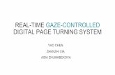 REAL-TIME GAZE-CONTROLLED DIGITAL PAGE TURNING SYSTEM