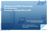 Windows 8 HTML5 Game/App Development Practical Training ...
