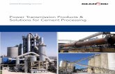 Power Transmission Products & Solutions for Cement Processing