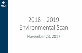 2018 2019 Environmental Scan