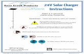 24V Solar Charger Instructions - activeforever.com