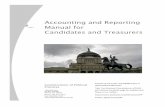 Accounting and Reporting Manual for Candidates and Treasurers