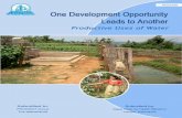 One Development Leads to Another: Productive Uses of Water ...