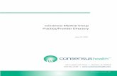 Consensus Medical Group Practice/Provider Directory