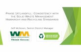 PHASE 14 LANDFILL: CONSISTENCY WITH THE SOLID WASTE ...