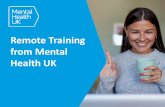 Remote Training from Mental Health UK