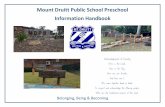 Mount Druitt Public School Preschool Information Handbook