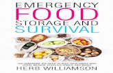 EMERGENCY FOOD STORAGE AND SURVIVAL