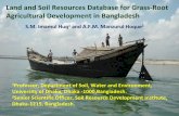 Land and Soil for Agricultural Development in Bangladesh