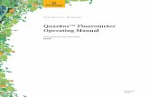Quantus Fluorometer Operating Manual