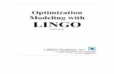 Optimization Modeling with LINGO - Gunadarma