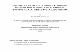 OPTIMIZATION OF A WIND TURBINE ROTOR WITH VARIABLE AIRFOIL …