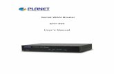 Serial WAN Router ERT-805 User s Manual