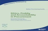 Ethics, Probity and Accountability in Procurement