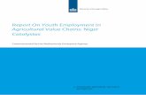 Report on Youth Employment in Agricultural Value Chains Niger