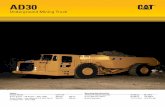 Specalog for AD30 Underground Mining Truck AEHQ6098-04