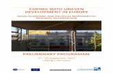 COPING WITH UNEVEN DEVELOPMENT IN EUROPE