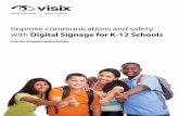 Improve Communications and Safety with Digital Signage for ...