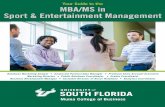 MBA Sport Entertainment - University of South Florida