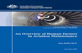 An overview of Human Factors in Aviation Maintenance
