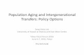 Population Aging and Intergenerational Transfers: Policy ...