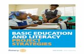 BASIC EDUCATION AND LITERACY PROJECT STRATEGIES