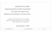AASHTO-PCI-ASBI Segmental Box Girder Standards for Span-by ...