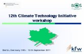 12th Climate Technology Initiative workshop